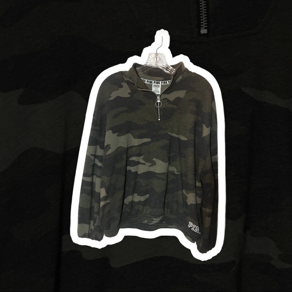 PINK Camo Pull Over